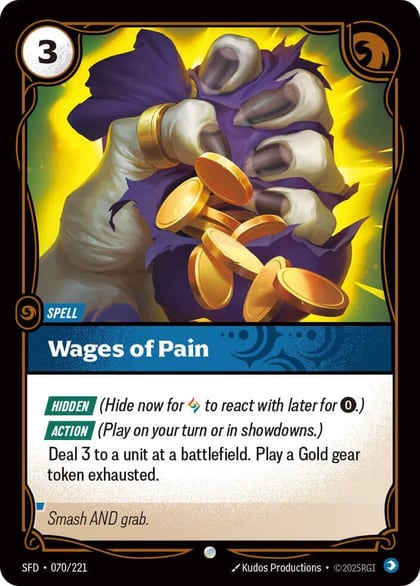 Wages of Pain, Spiritforged 070/221