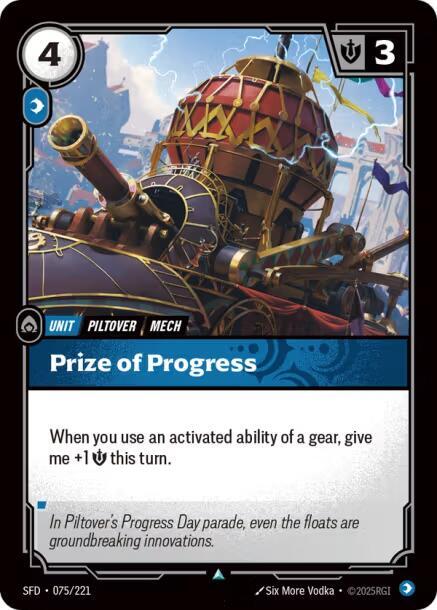 Prize of Progress, Spiritforged 075/221