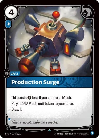Production Surge, Spiritforged 076/221