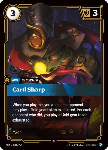 Card Sharp, Spiritforged 081/221