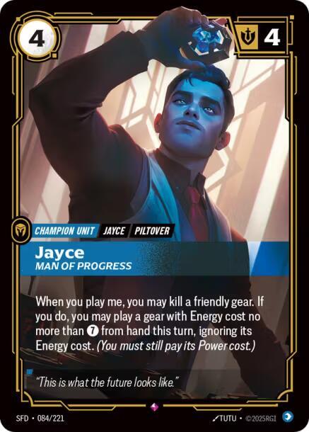 Jayce - Man of Progress, Spiritforged 084/221