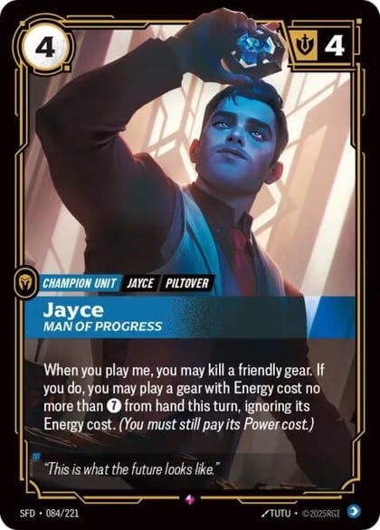 Jayce - Man of Progress, Spiritforged 084/221