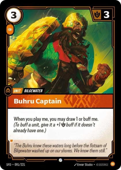 Buhru Captain, Spiritforged 091/221