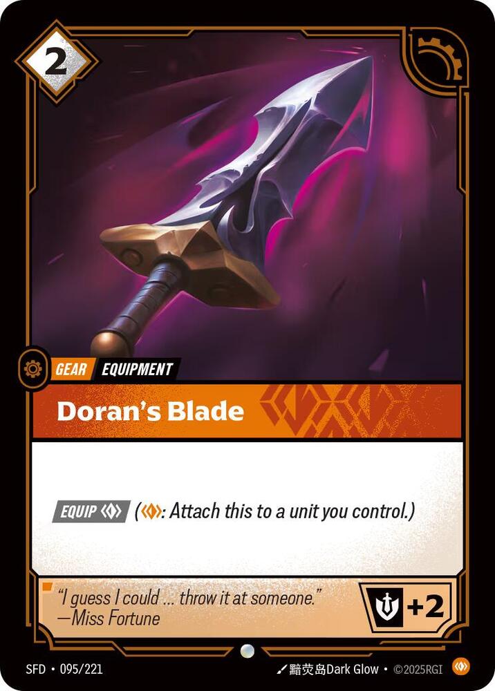 Doran's Blade, Spiritforged 095/221