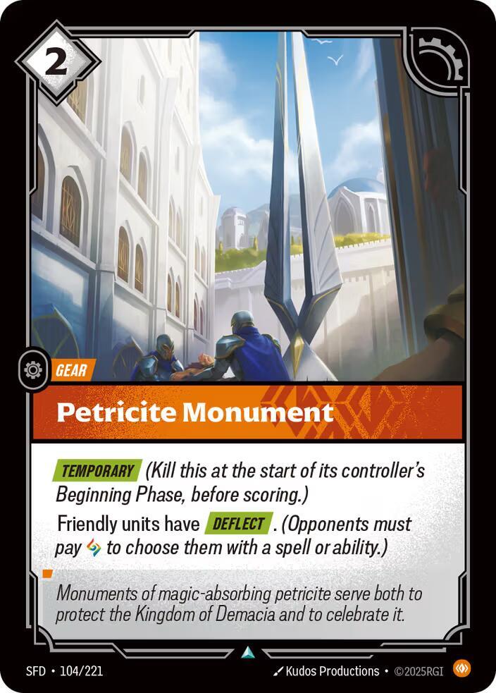Petricite Monument, Spiritforged 104/221