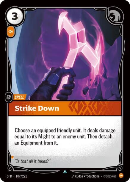 Strike Down, Spiritforged 107/221