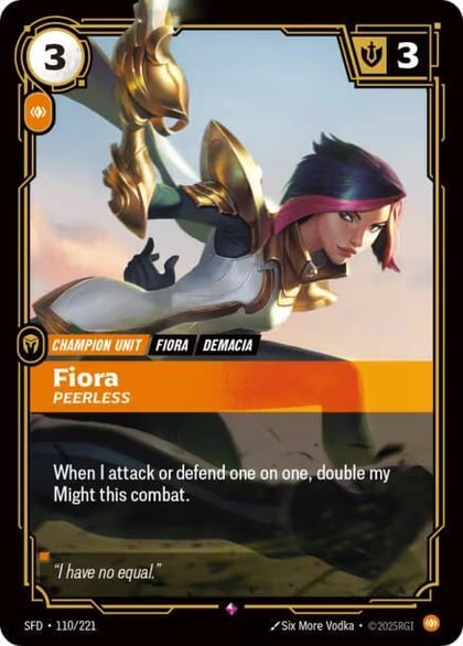 Fiora - Peerless, Spiritforged 110/221