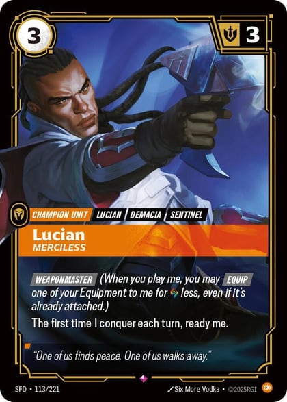 Lucian - Merciless, Spiritforged 113/221