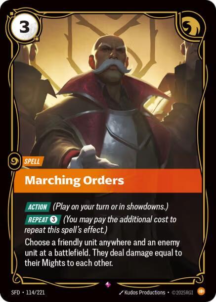 Marching Orders, Spiritforged 114/221