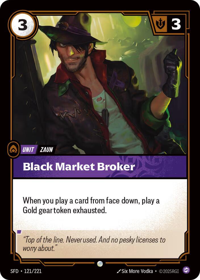 Black Market Broker, Spiritforged 121/221