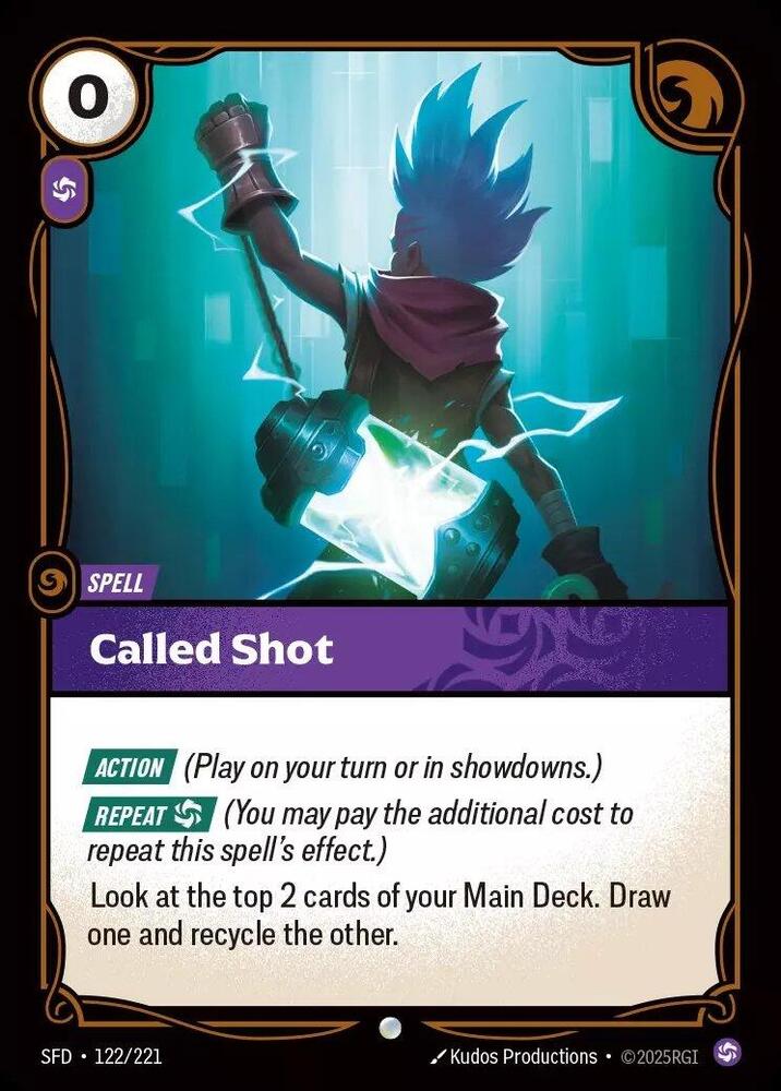 Called Shot, Spiritforged 122/221