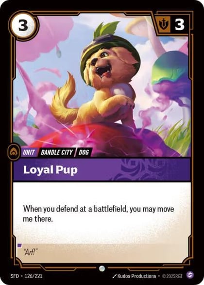 Loyal Pup, Spiritforged 126/221