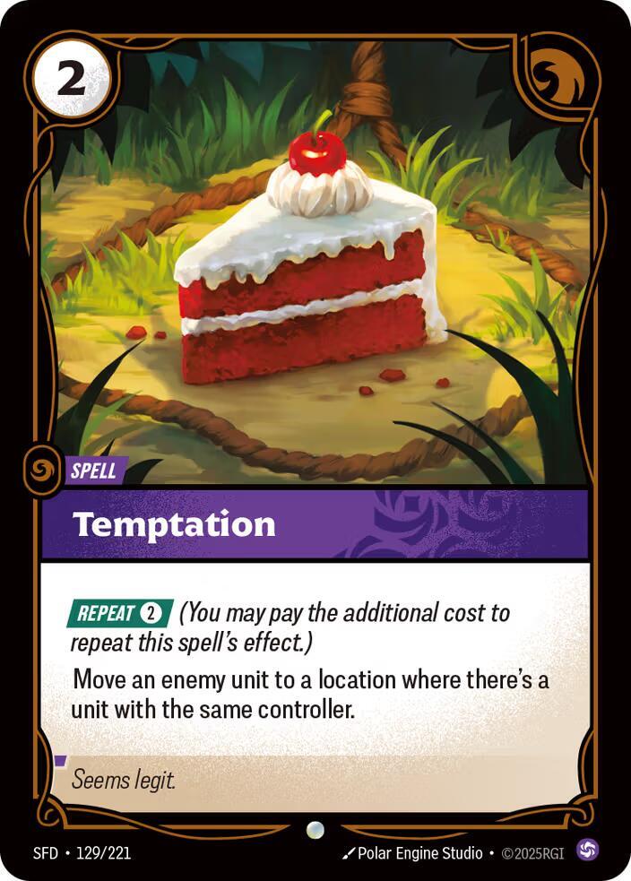Temptation, Spiritforged 129/221