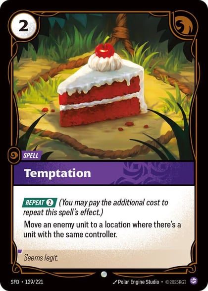 Temptation, Spiritforged 129/221