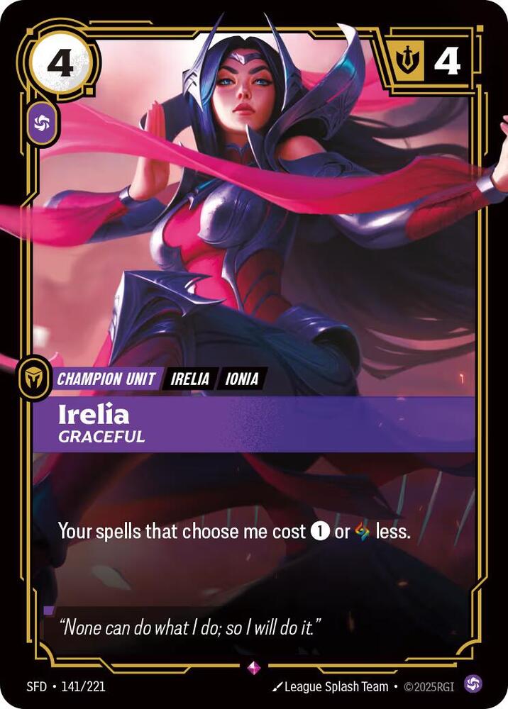 Irelia - Graceful, Spiritforged 141/221