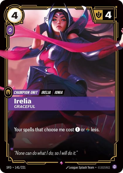 Irelia - Graceful, Spiritforged 141/221