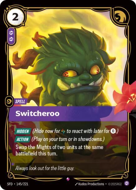 Switcheroo, Spiritforged 145/221