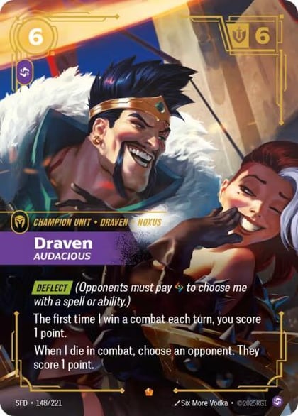 Draven - Audacious, Spiritforged 148/221