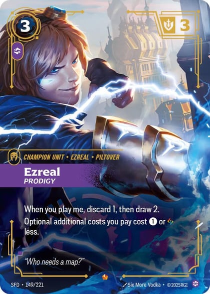 Ezreal - Prodigy, Spiritforged 149/221