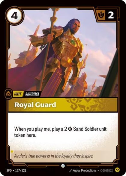 Royal Guard, Spiritforged 157/221