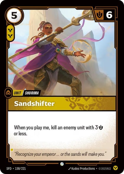 Sandshifter, Spiritforged 158/221