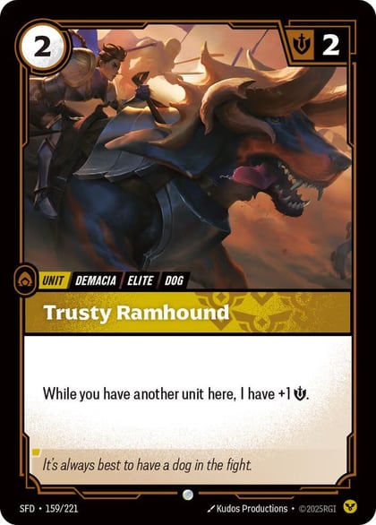 Trusty Ramhound, Spiritforged 159/221