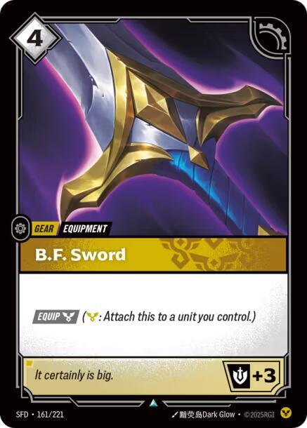 B.F. Sword, Spiritforged 161/221