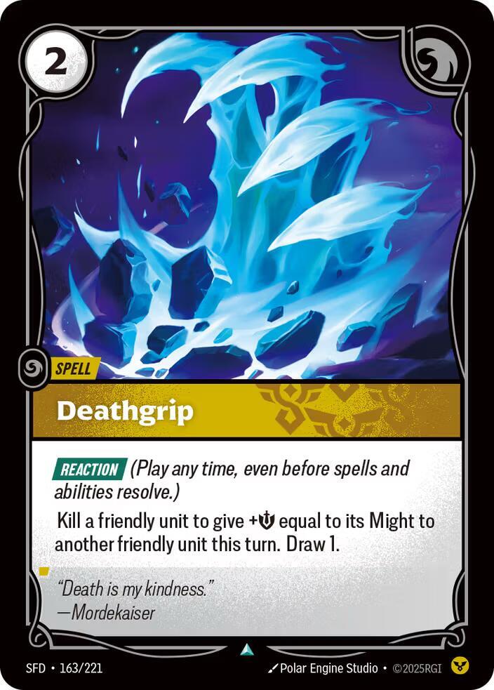 Deathgrip, Spiritforged 163/221