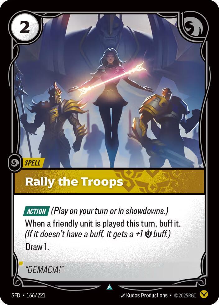 Rally the Troops, Spiritforged 166/221