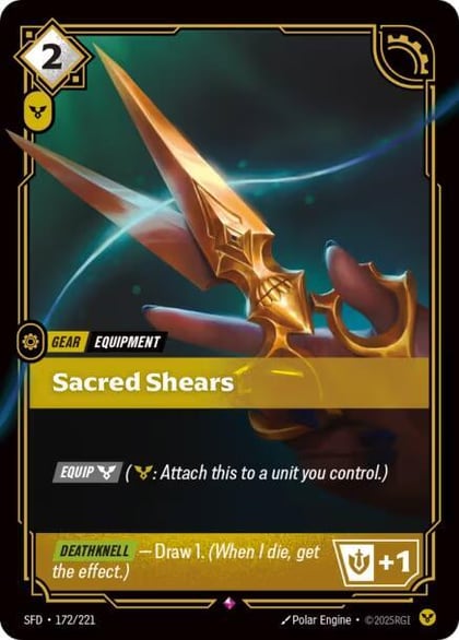 Sacred Shears, Spiritforged 172/221