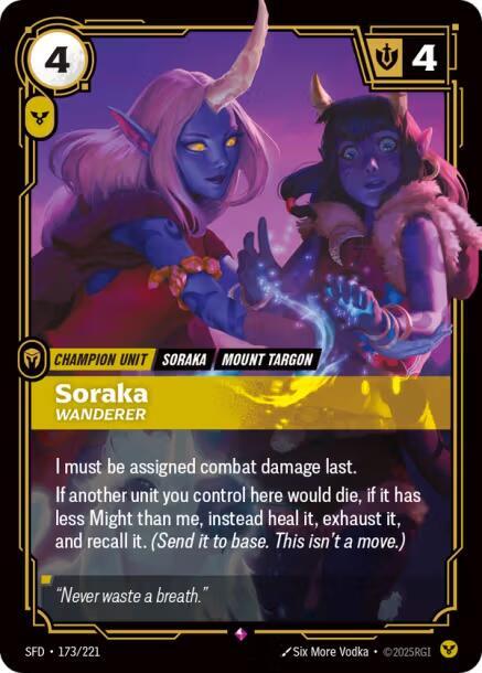 Soraka - Wanderer, Spiritforged 173/221