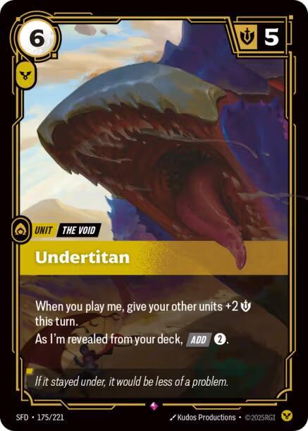 Undertitan, Spiritforged 175/221