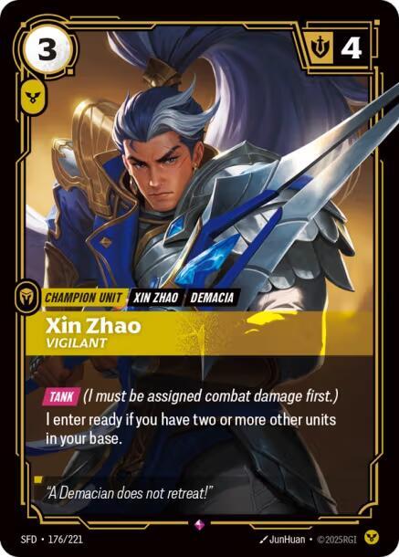 Xin Zhao - Vigilant, Spiritforged 176/221