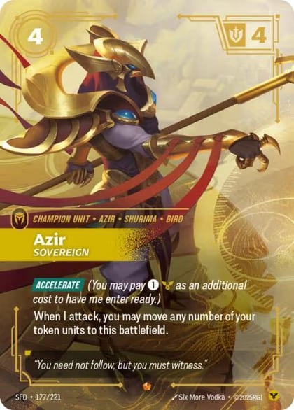 Azir - Sovereign, Spiritforged 177/221