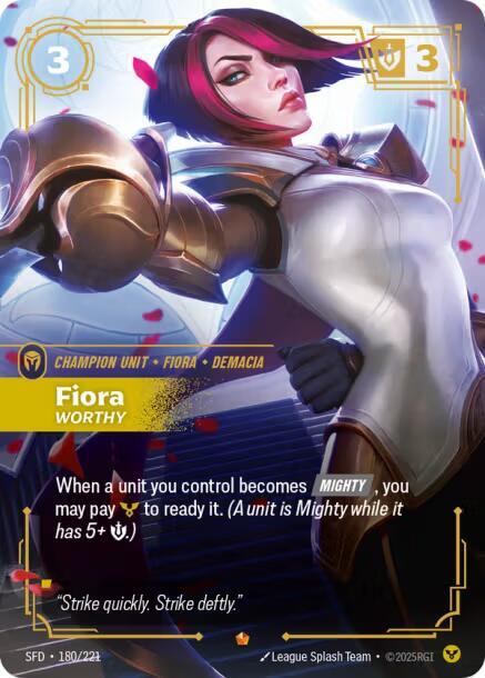 Fiora - Worthy, Spiritforged 180/221