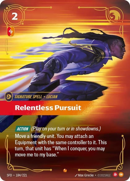 Relentless Pursuit, Spiritforged 184/221