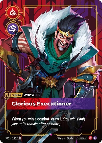 Draven - Glorious Executioner, Spiritforged 185/221