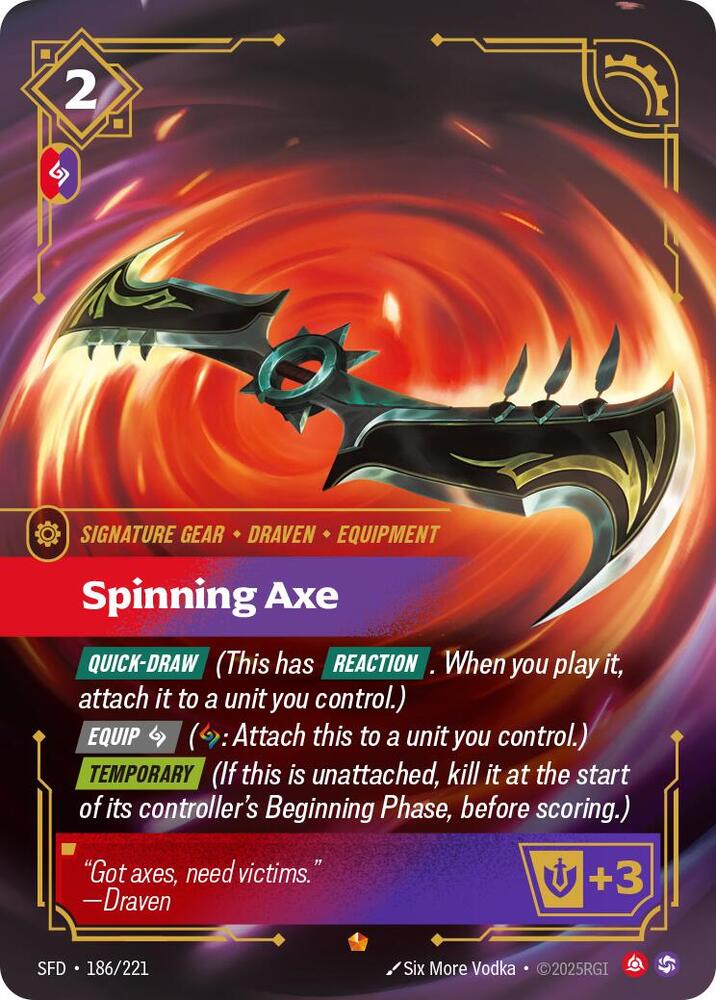 Spinning Axe, Spiritforged 186/221
