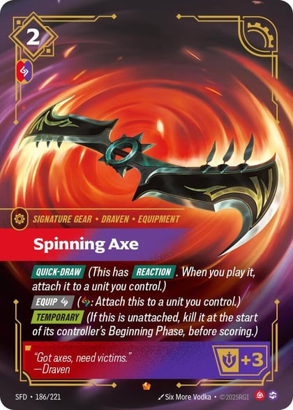 Spinning Axe, Spiritforged 186/221