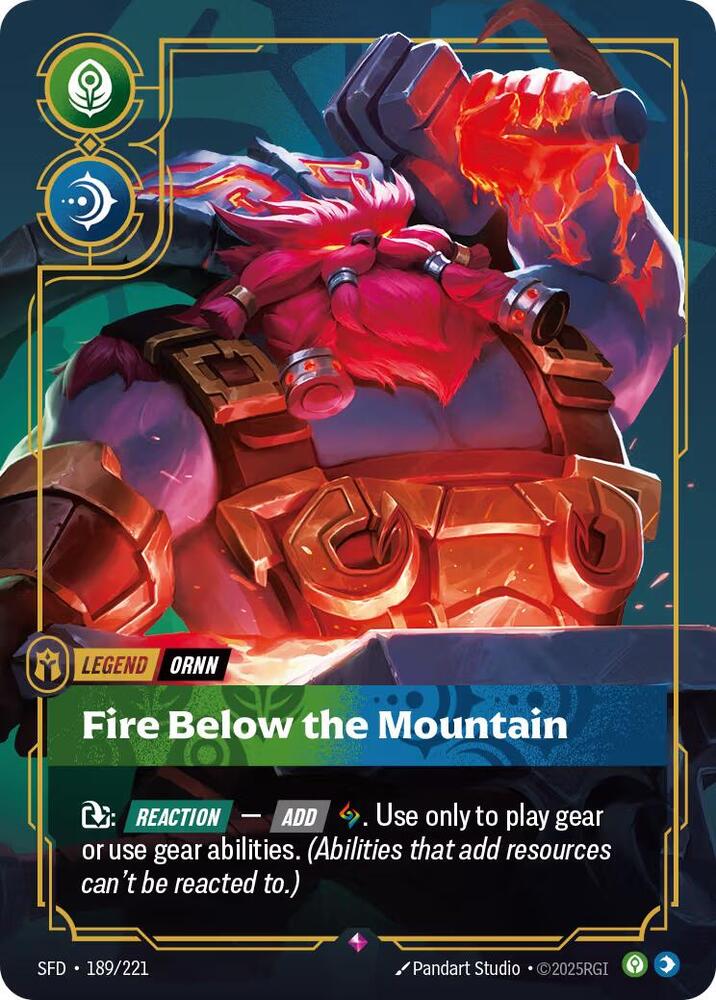 Ornn - Fire Below the Mountain, Spiritforged 189/221