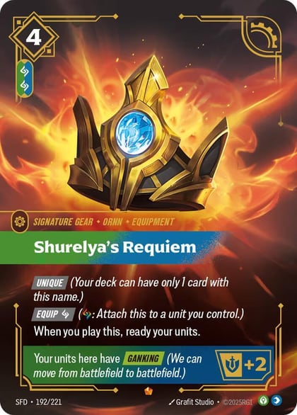 Shurelya's Requiem, Spiritforged 192/221