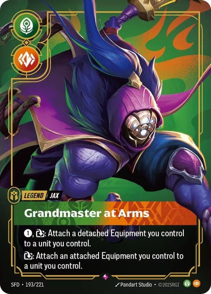 Jax - Grandmaster At Arms, Spiritforged 193/221