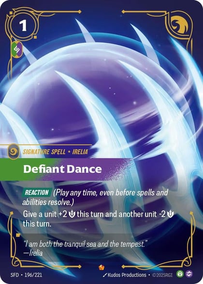Defiant Dance, Spiritforged 196/221