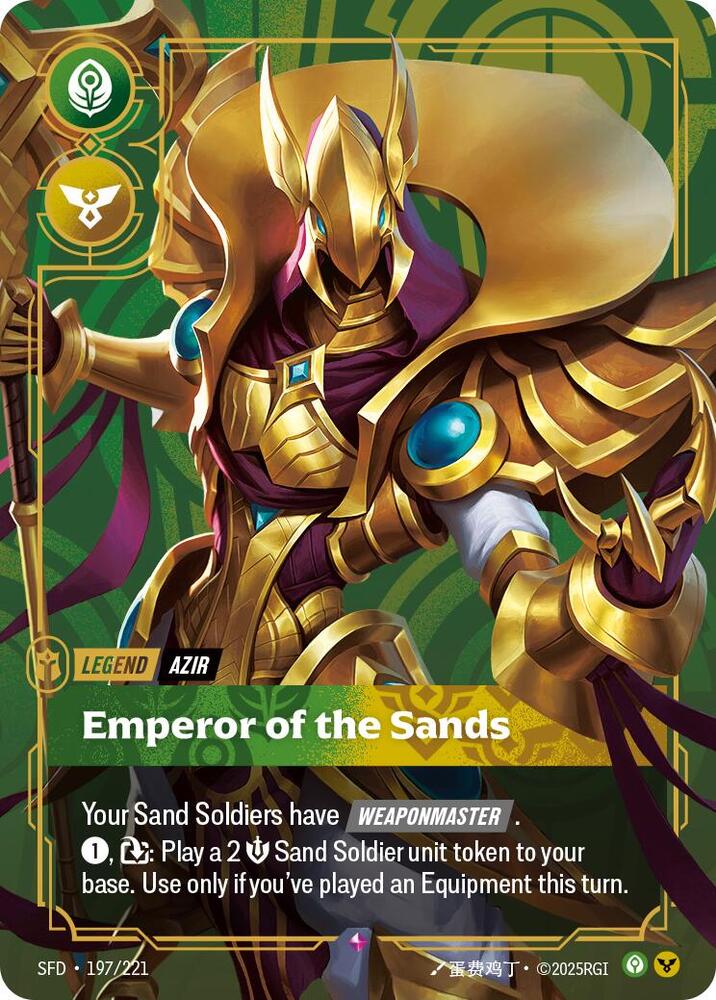 Azir - Emperor of the Sands, Spiritforged 197/221