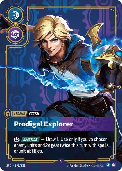 Ezreal - Prodigal Explorer, Spiritforged 199/221