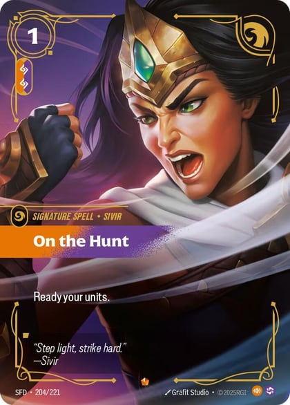 On the Hunt, Spiritforged 204/221