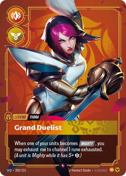 Fiora - Grand Duelist, Spiritforged 205/221