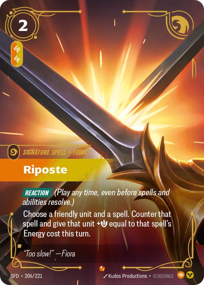 Riposte, Spiritforged 206/221