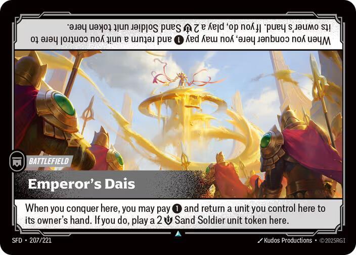 Emperor's Dais, Spiritforged 207/221