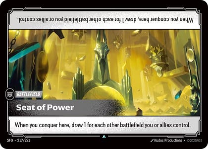 Seat of Power, Spiritforged 217/221